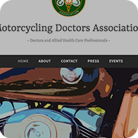 Motorcycling Doctor's Association webpage thumbnail