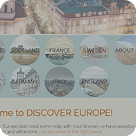 Discover Europe webpage thumbnail