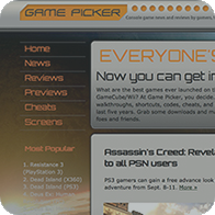 Gamepicker webpage thumbnail