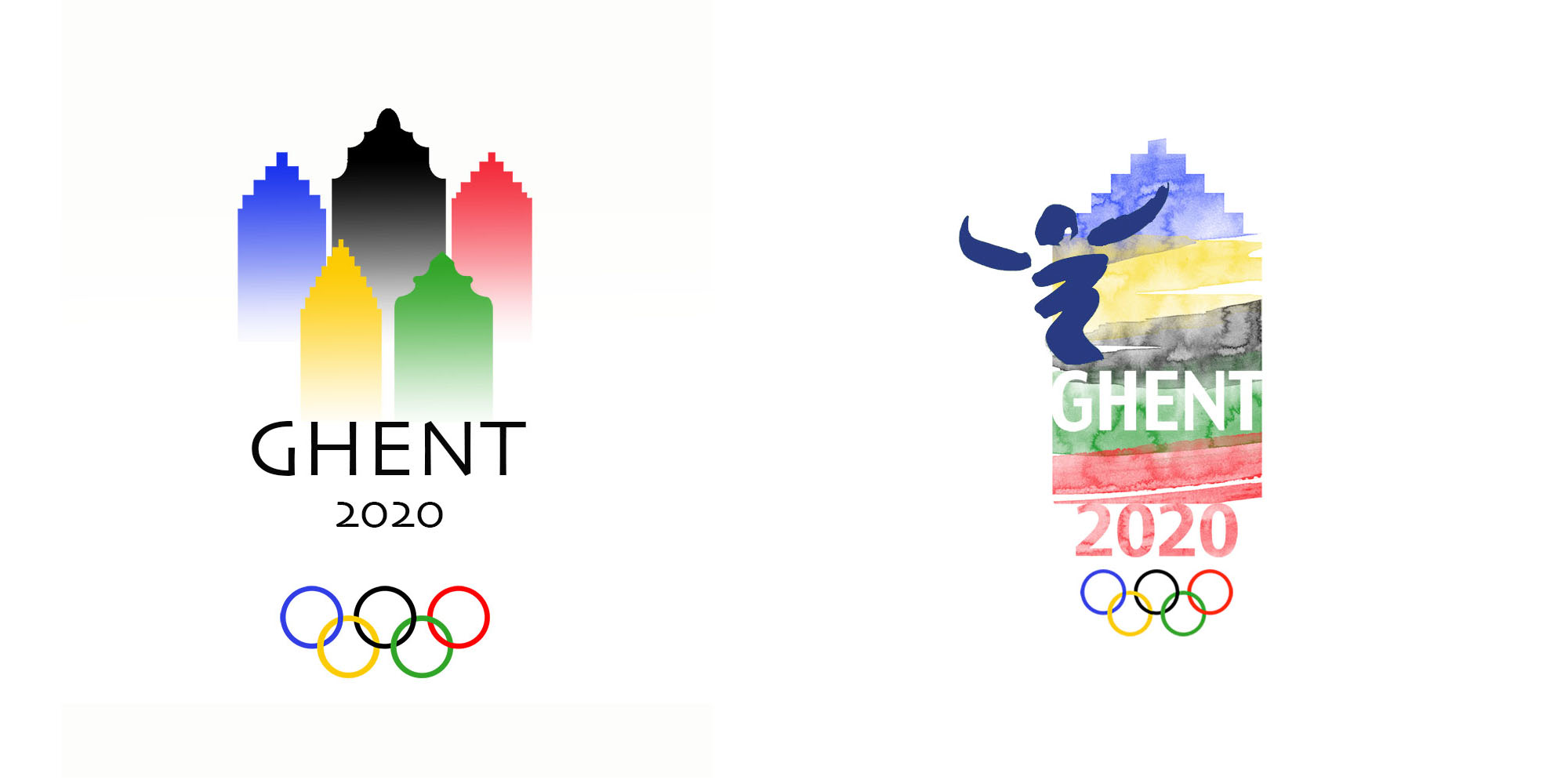 Ghent Olympics logo suite