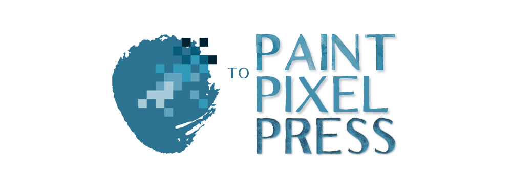 Paint to Pixel Press logo