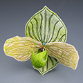 felt orchid pin